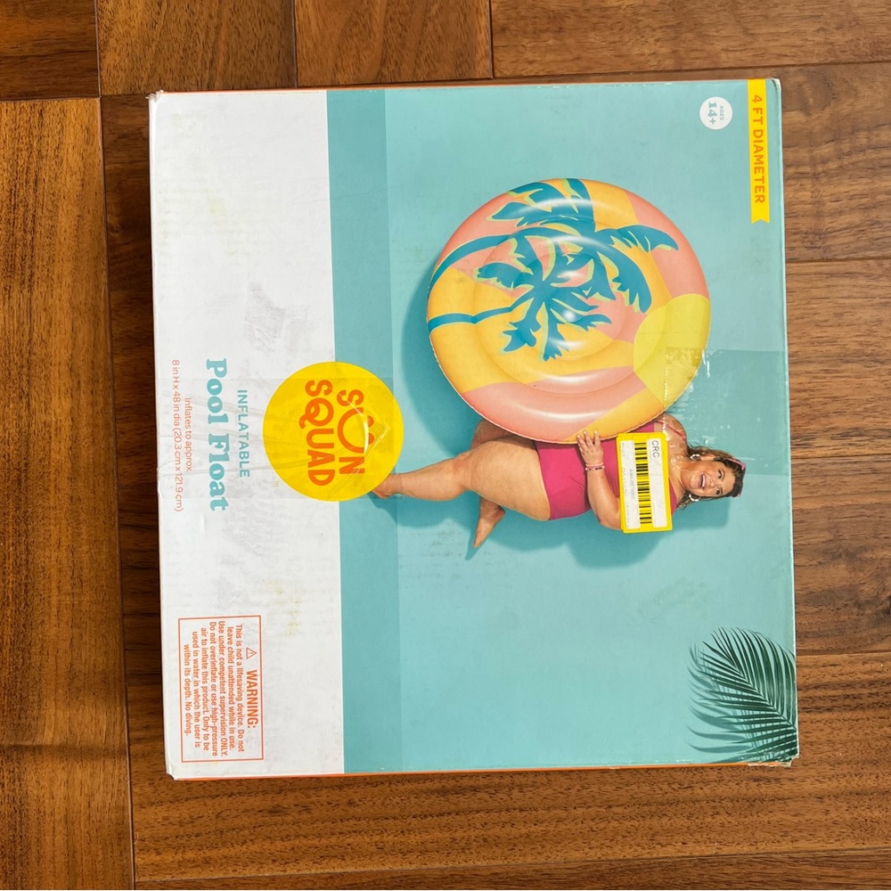 Sun Squad Inflatable Pool Float - Multicolor